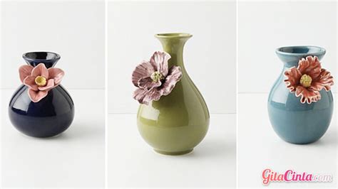 Contoh Menghias Vas Bunga Dari Tanah Liat Top