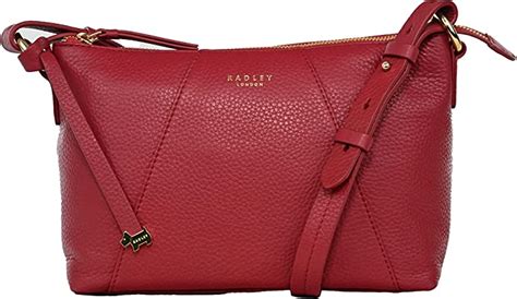 Radley Of London Wood Street Medium Zip Top Cross Body Bag In Red