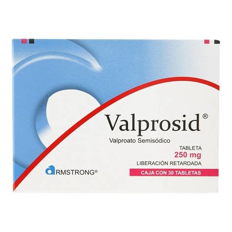 Valprosid 250 Mg Liberación Retardada 30 Tabletas Walmart