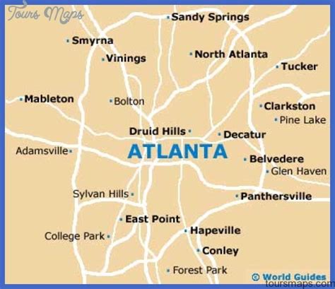 Road Map Of Atlanta Ga Map Of Atlantic Ocean Area