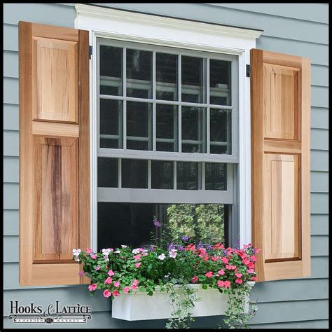 Exterior Cedar Shutters Cedar Shutters Wood Raised Panel Shutters Custom Sizes Available
