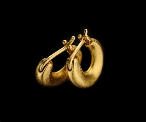 Classic Small K Solid Gold Click In Hoop Earrings Fine Jewelry