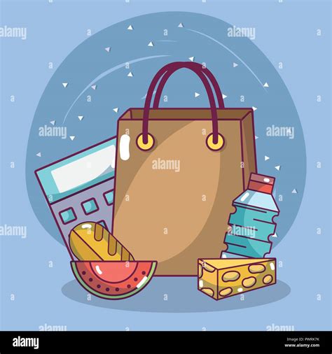 Food Supermarket Products Stock Vector Image And Art Alamy