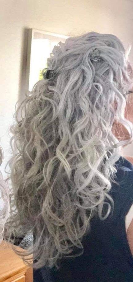 Hair Curly Grey 15 Trendy Ideas Long Gray Hair Grey Hair