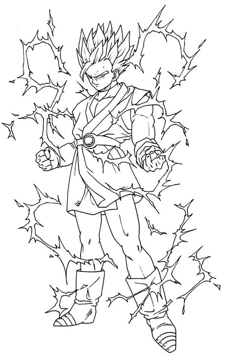 Dragon Ball Z 38517 Cartoons Printable Coloring Pages