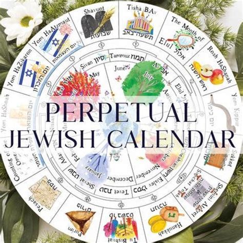 Jewish Calendar Pdf Hebrew Calendar Printable Jewish Decor Etsy Australia