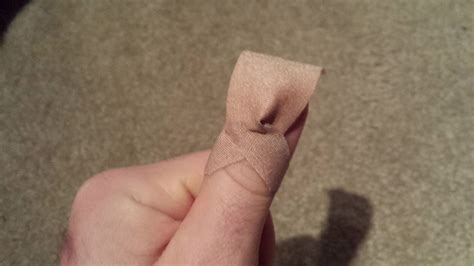 Instead Of Using Two Band Aids To Wrap Up An Injured Fingertip Do This