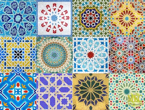 Islamic Art Morrocan Zillij Tiles And Mosaic