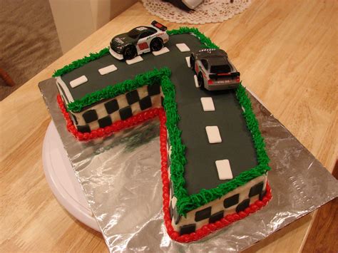 Race Car Birthday Cake — Childrens Birthday Cakes Race Car Cakes