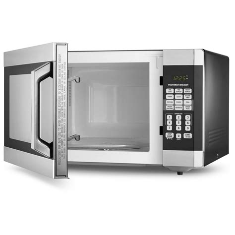 Hamilton Beach Cu Ft Digital Microwave Oven Stainless Steel Ebay