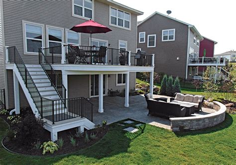 Second Floor Deck Ideas Fine Homebuilding Deck Designs Backyard