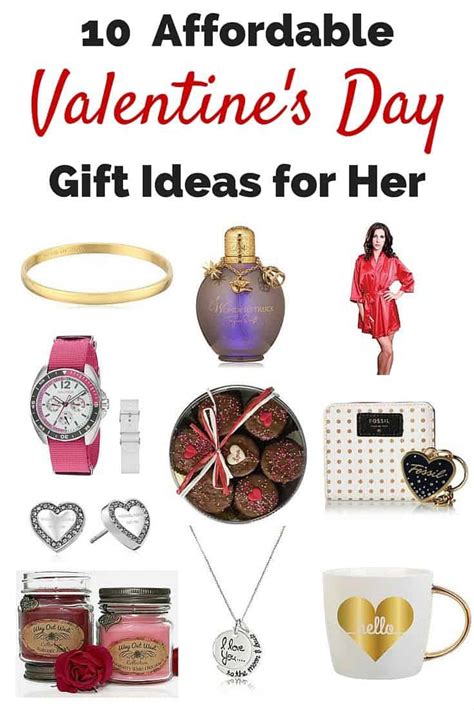 Need some valentine's day gift inspiration? 10 Affordable Valentine's Day Gift Ideas for Her