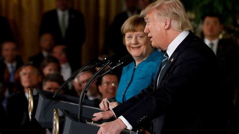 What Trump And Merkel Have Said About Each Other Abc7 Chicago
