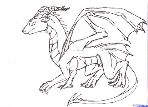 Draw A Dragon Step By Step Drawing Sheets Added By Twentyone21