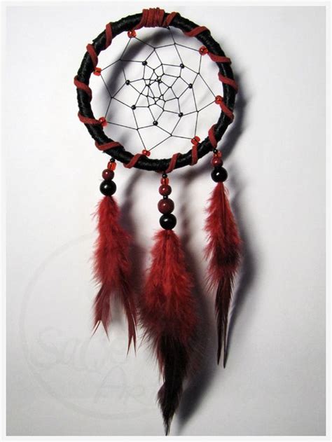 Red And Black Dream Catcher By Saqe On Deviantart Black Dream