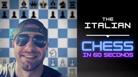 The italian game (sometimes referred to as the giuoco piano) is one of the oldest openings around, and also one of the first lines players learn when they are introduced to chess. The Italian Opening | Chess in 60 Seconds - YouTube