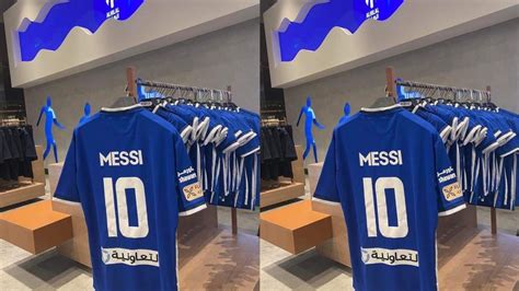 Messi's shirt seen in Al Hilal store as Saudi club shows interest in
