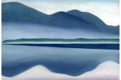 Georgia Okeeffes Lake George Paintings At Hyde Collection The New