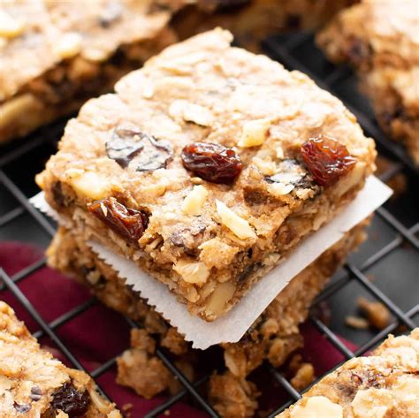 Maybe others baked them too long. The BEST Vegan Oatmeal Raisin Bars: chewy centers, crispy edges, packed with raisins ...