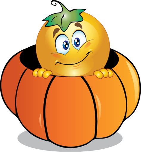 Pumpkin Smiley Emoticon Clipart I2clipart Royalty Free Public