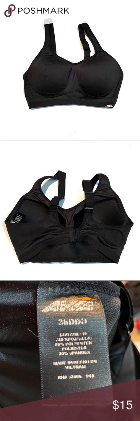 Maybe you would like to learn more about one of these? Avia Sports Bra Size 38DDD Black in 2020 | Sports bra ...