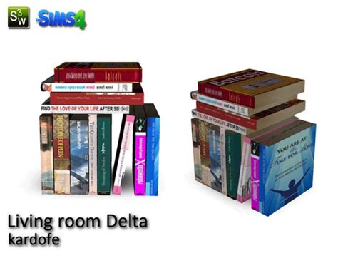 Kardofeliving Room Deltabooks Sims 4 Collections Sims 4 Tsr Sims