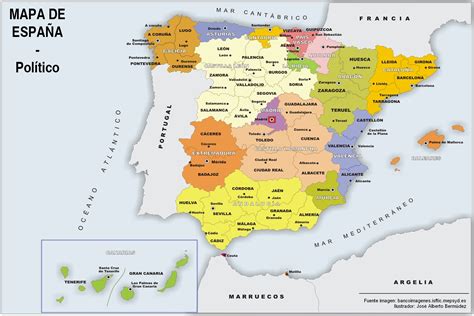 Mapa Político España Mundoxdescubrir