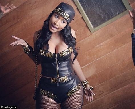 Nicki Minaj Shows Off Her Hourglass Figure In Leather Corset And Knickers For Her Single ‘senile