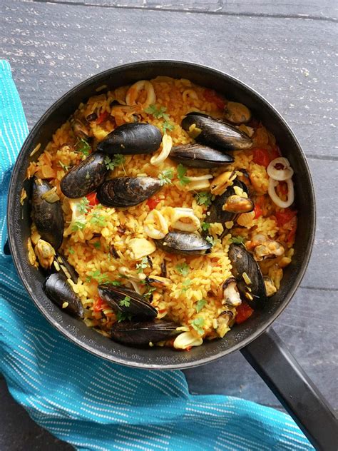 Easy Seafood Paella Recipe My Gorgeous Recipes