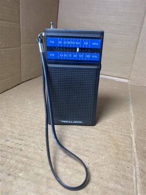 Vintage Model 12 636 Realistic Am Fm Transistor Radio Tested Works 9v Handheld 2195 Picclick