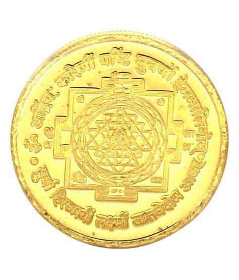 Prisha 10 Gm 24kt Purity 999 Fineness Lakshmi Gold Coin Buy Prisha 10