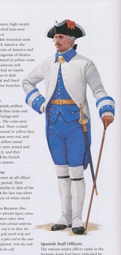 Awi Spain Louisiana Regiment Colonel Full Dress 1779 American