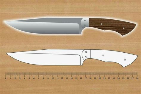 Plantillas de cuchillos bowie : Pin about Facas artesanais, Fabricação de facas e Facas on ...