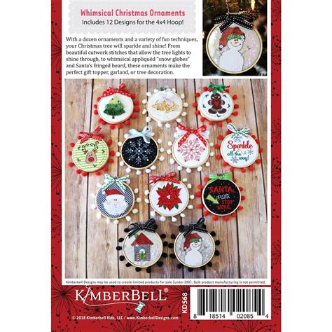 Kimberbell Designs Happy Hoop Decor Volume 1 Whimsical Christmas