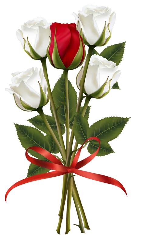 Bouquet Of Rose Flowers Png Photo Png Arts