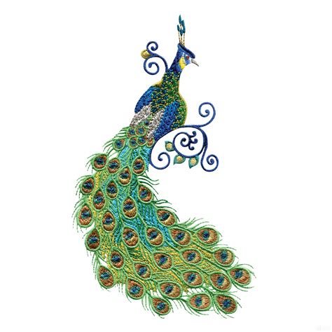 7 Best Images of Free Printable Embroidery Patterns Peacocks - Peacock ...