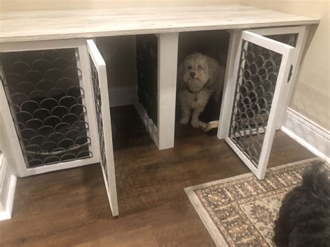 DIY Dog Kennel Bench | Dog kennel, Diy dog kennel, Diy dog 