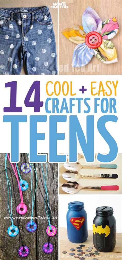 14 Cool And Easy Crafts For Teens And Tweens Homeschool