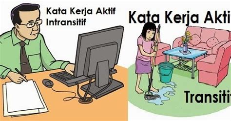 Kata kerja sendiri dapat dikategorikan menjadi dua jenis berdasarkan obyeknya yaitu kata kerja transitif dan kata kerja intransitif. Kata Kerja Aktif Transitif dan Kata Kerja Aktif ...
