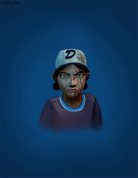 S2 Clementine ~ Day 21 Of Drawing Twd Characters Rthewalkingdeadgame