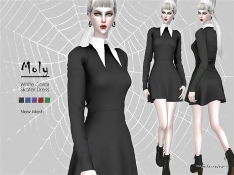 Moly Gothic Witch Dress By Helsoseira At Tsr Sims 4 Updates