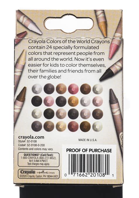 Crayola Colors Of The World Crayons 24 32 Count Crayon Colors And