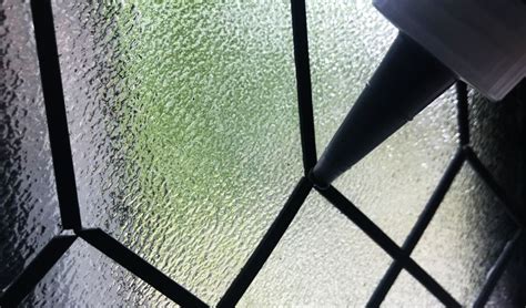 Diy Faux Leaded Glass Window Urban Cottage Living Diy Frosted Glass
