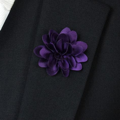 Purple Flower Lapel Pin Bow Ties For Men Bow Selectie
