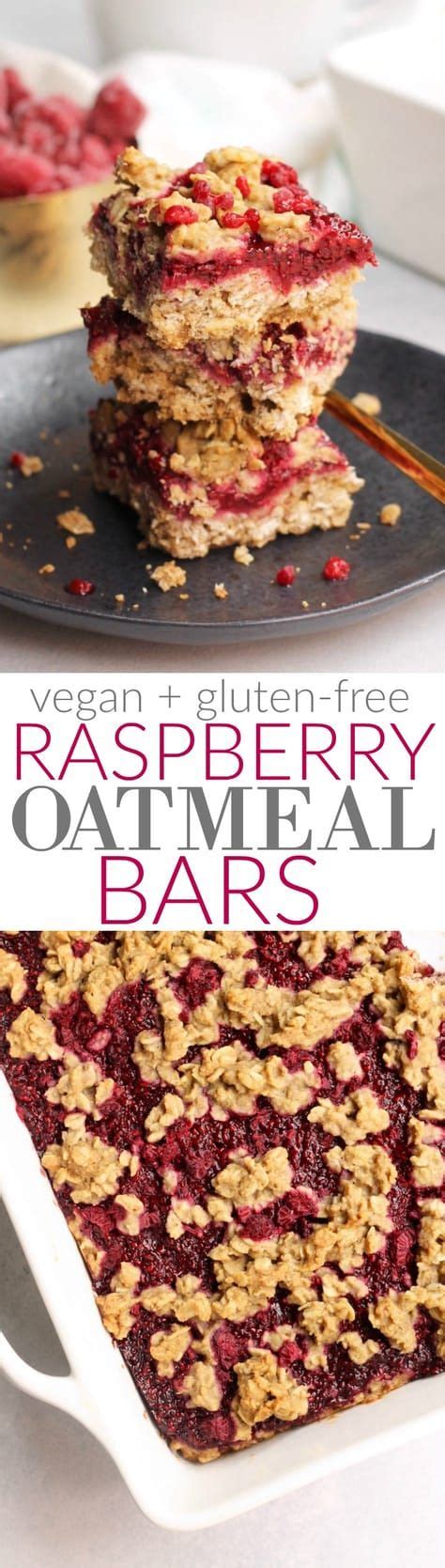They have chocolate brownie on the bottom, blondie in the middle, and are topped with a delicious and easy vegan chocolate frosting. Vegan Raspberry Oatmeal Bars (Kid-Friendly!) - Hummusapien ...
