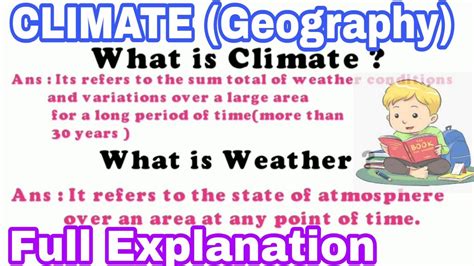 Climate Chapter 4 Cbse Class 9 Geography Youtube