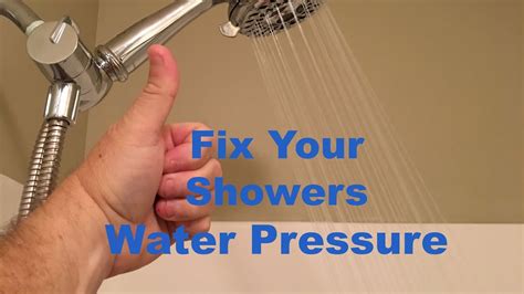 How To Fix Water Pressure In Shower Seth Feliu
