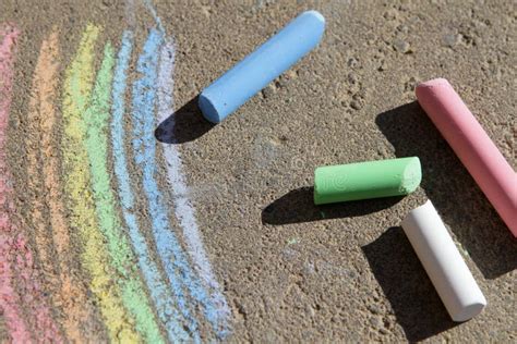 145 Colored Sidewalk Chalk Background Texture Stock Photos Free