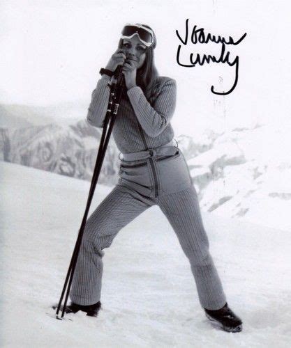 Joanna Lumley Autograph From The Bond Filmon Her Majestys Secret