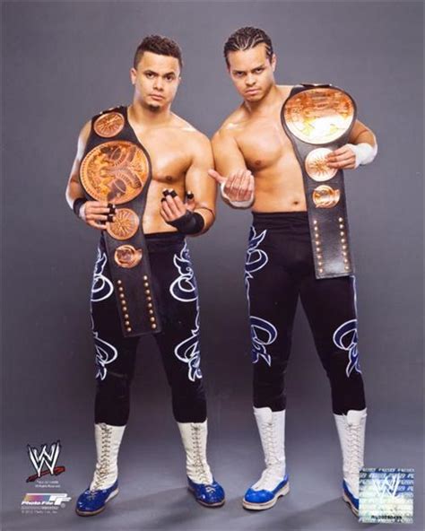 Wwe Primo And Epico With Tag Team Belts Full Color 8 By 10 Photo